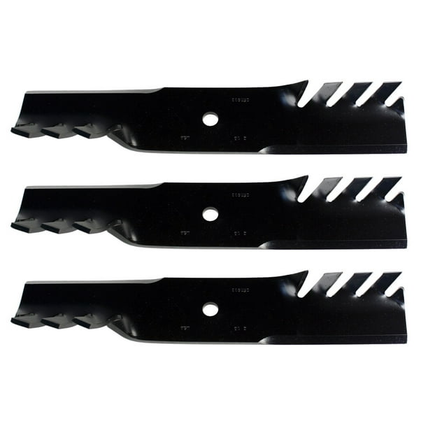 Two 2 539106040 Notched Blades for 32/" Cut Fits Husqvarna Lawn Mowers
